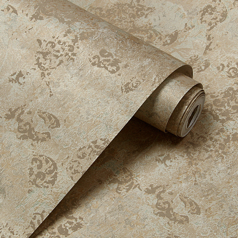 Industrial Dark Color Vinyl Wallpaper Smooth Solid Moisture-Resistant Wall Art for Dining Room Dark Coffee Clearhalo 'Industrial wall decor' 'Industrial' 'Wallpaper' Wall Decor' 1203135