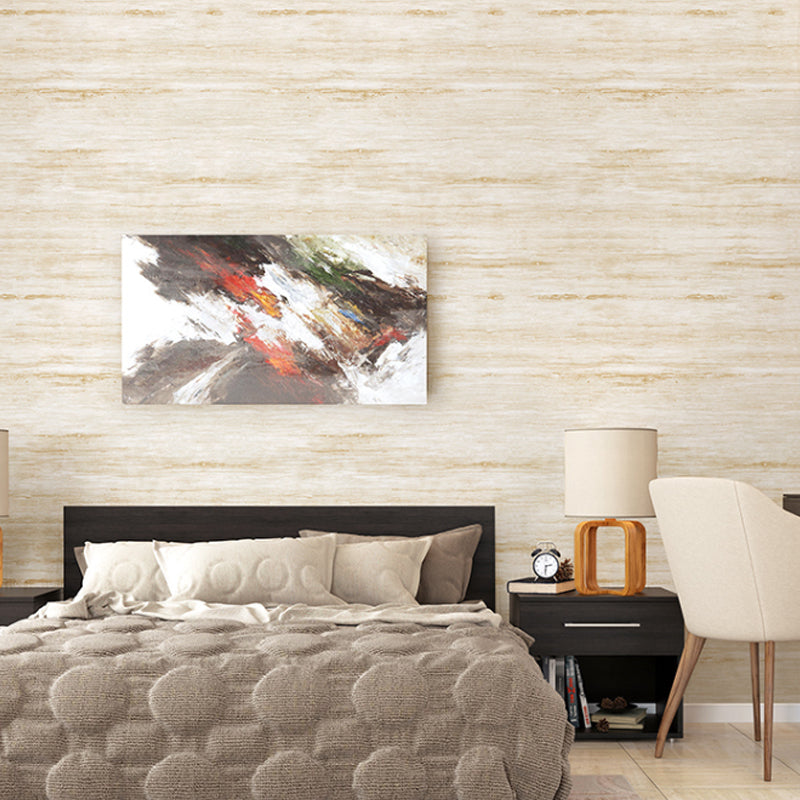 57.1-sq ft Marble Effect Wallpaper Pastel Color Non-Woven Wall Covering with Washable Design Yellow Clearhalo 'Modern wall decor' 'Modern' 'Wallpaper' Wall Decor' 1206396