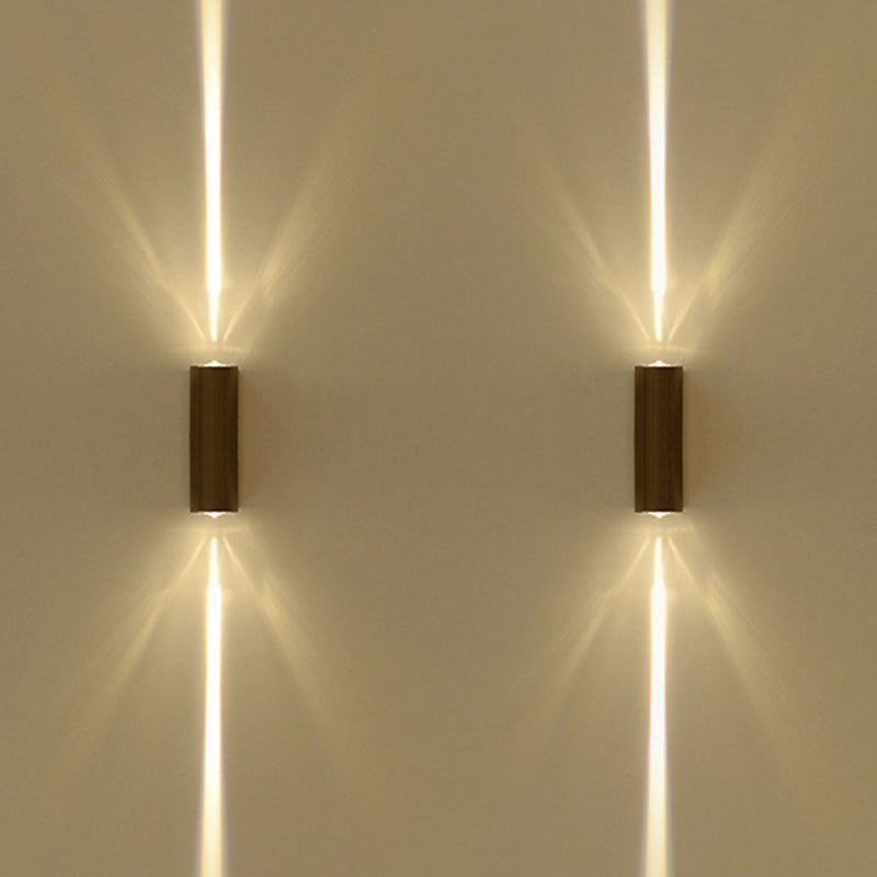 Metallic Rectangular Wall Sconce Light Simple Style 2 Lights Black Finish Wall Lamp in Warm/White Lighting for Hotel Black Clearhalo 'Cast Iron' 'Glass' 'Industrial' 'Modern wall lights' 'Modern' 'Tiffany' 'Traditional wall lights' 'Wall Lamps & Sconces' 'Wall Lights' Lighting' 1207986