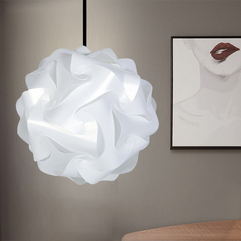 White/Red/Pink Globe Hanging Lamp Contemporary 1-Light Acrylic Ceiling Pendant Light, 8"/9"/10" Dia (pack of 2) Clearhalo 'Ceiling Lights' 'Modern Pendants' 'Modern' 'Pendant Lights' 'Pendants' Lighting' 1208048