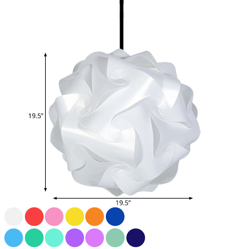 White/Red/Pink Globe Hanging Lamp Contemporary 1-Light Acrylic Ceiling Pendant Light, 8"/9"/10" Dia (pack of 2) Clearhalo 'Ceiling Lights' 'Modern Pendants' 'Modern' 'Pendant Lights' 'Pendants' Lighting' 1208056