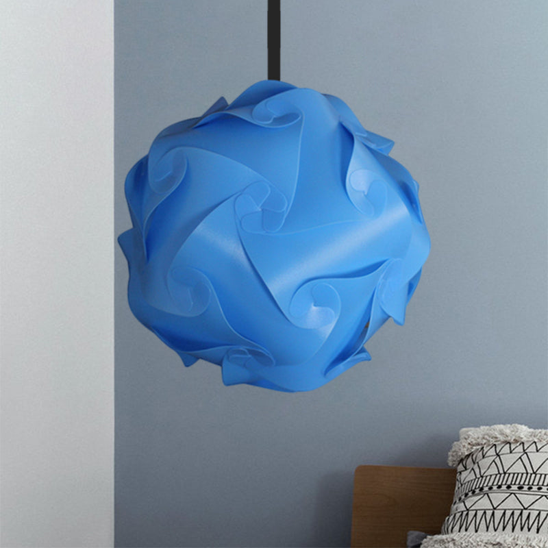White/Red/Pink Globe Hanging Lamp Contemporary 1-Light Acrylic Ceiling Pendant Light, 8"/9"/10" Dia (pack of 2) Clearhalo 'Ceiling Lights' 'Modern Pendants' 'Modern' 'Pendant Lights' 'Pendants' Lighting' 1208078