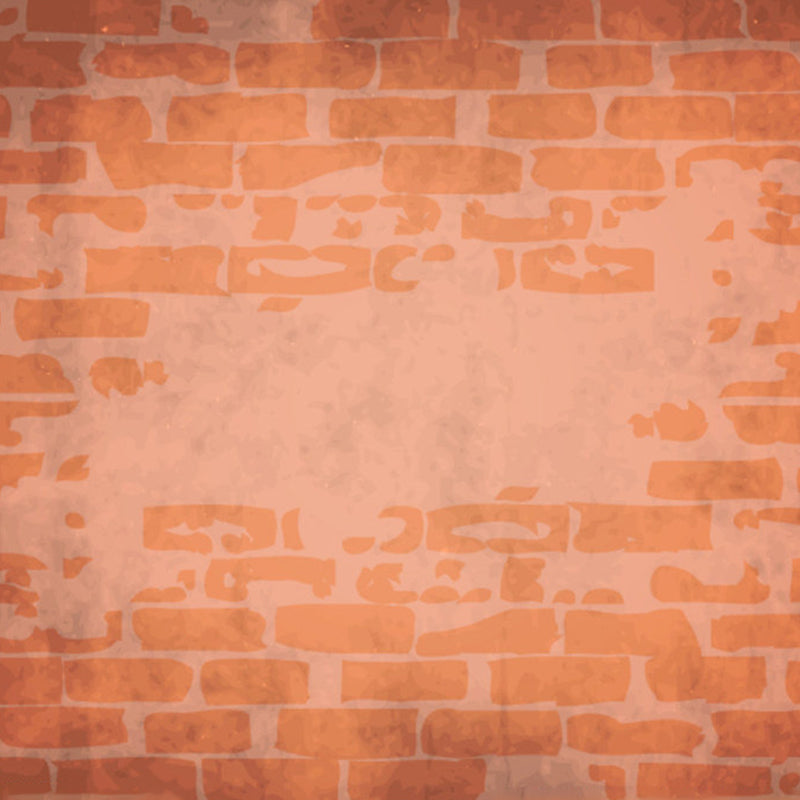Orange Brick Look Wallpaper Murals Stain Resistant Rustic Living Room Wall Covering Clearhalo 'Wall Decor' 'Wall Mural' 1213179