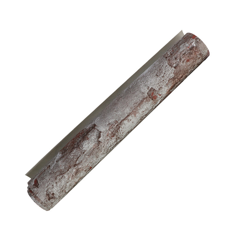 Cyberpunk Aged Brick-Wall Wallpaper Dark-Color Living Room Wall Decor, 33' x 20.5" Clearhalo 'Industrial wall decor' 'Industrial' 'Wallpaper' Wall Decor' 1219468
