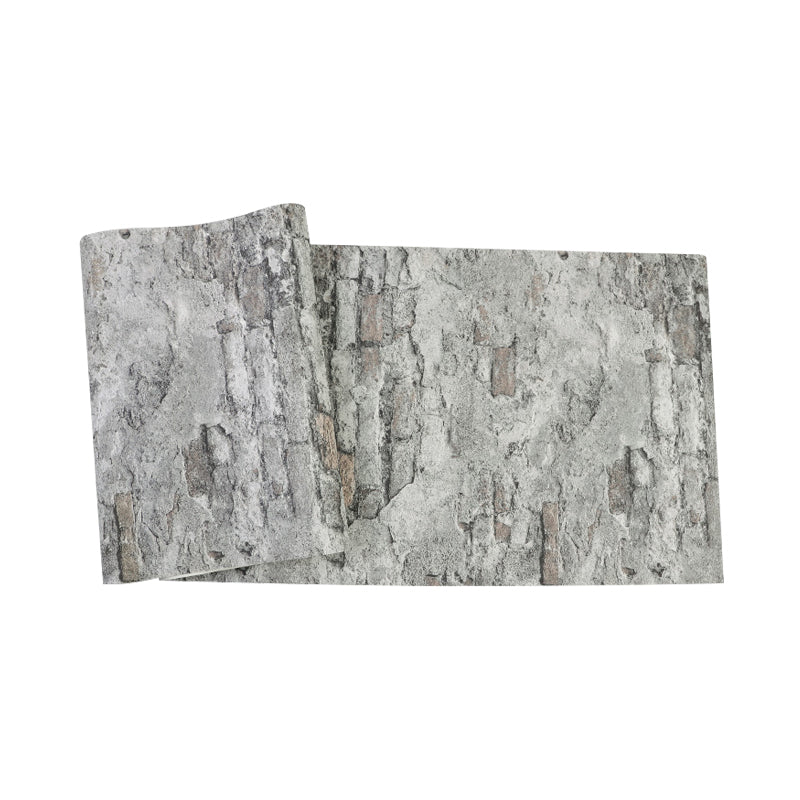 Cyberpunk Aged Brick-Wall Wallpaper Dark-Color Living Room Wall Decor, 33' x 20.5" Clearhalo 'Industrial wall decor' 'Industrial' 'Wallpaper' Wall Decor' 1219473