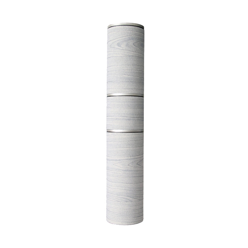 Flock Waterproof Wallpaper Rustic Wood Grain Wall Covering for Home Decoration, Unpasted Clearhalo 'Country wall decor' 'Rustic' 'Wallpaper' Wall Decor' 1225206
