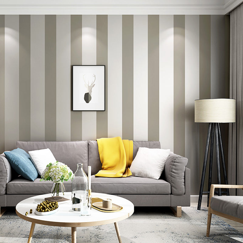 Stripes Wallpaper Roll Minimalistic Non-Woven Material Wall Decoration for Restaurant Clearhalo 'Modern wall decor' 'Modern' 'Wallpaper' Wall Decor' 1276661