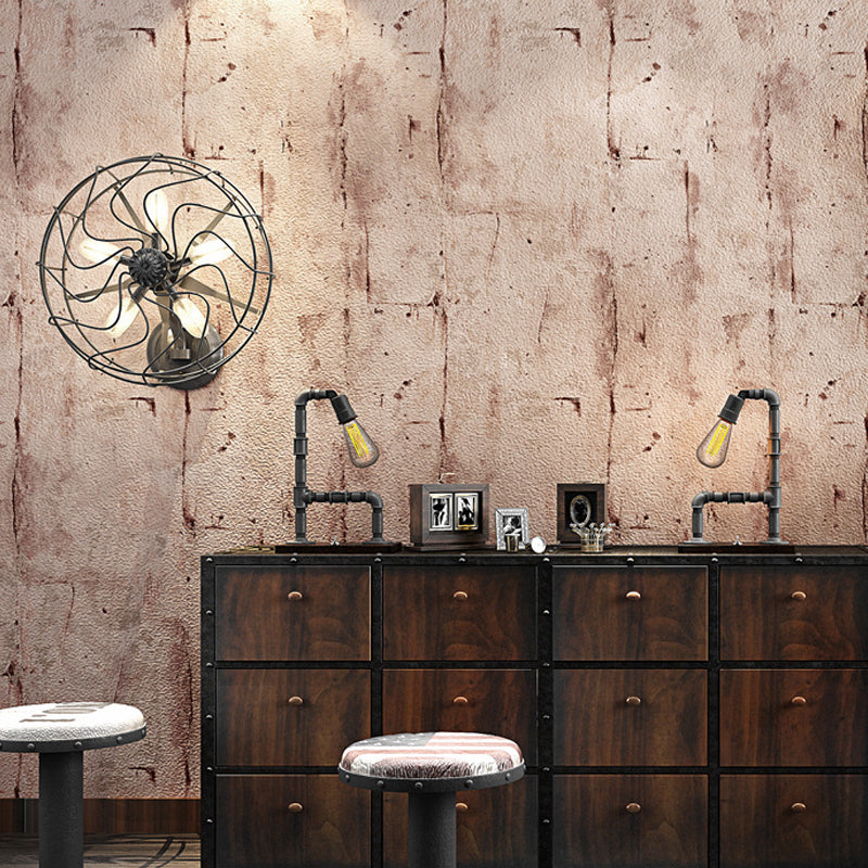 Industrial Distressed Stone Wallpaper for Living Room Personalized Wall Art in Pastel Color Clearhalo 'Industrial wall decor' 'Industrial' 'Wallpaper' Wall Decor' 1276972