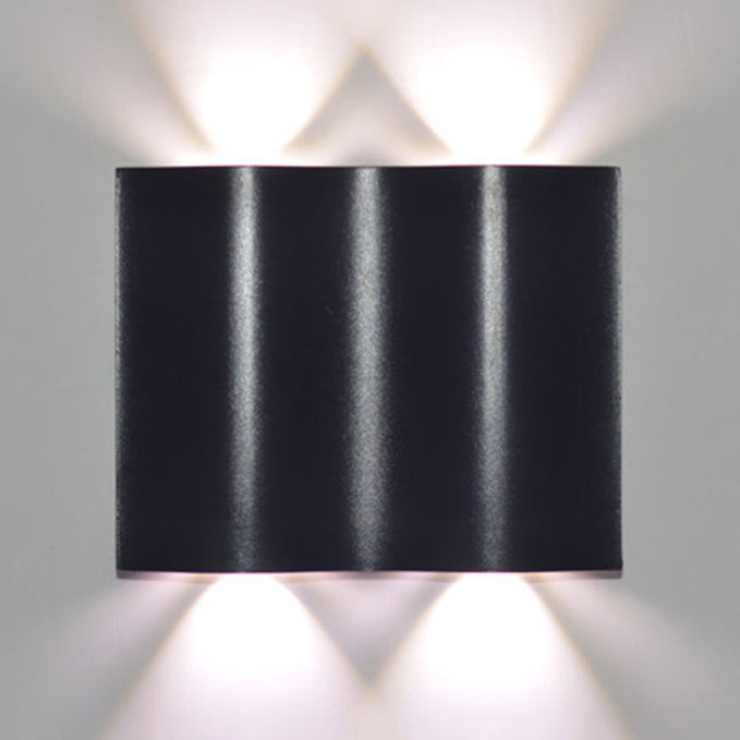 1/2/3-Light Porch Wall Sconce with Wavy Design Metal Shade Black Wall Washer Lamp in Warm/White Lighting 2.0 Black Warm Clearhalo 'Cast Iron' 'Glass' 'Industrial' 'Modern wall lights' 'Modern' 'Tiffany' 'Traditional wall lights' 'Wall Lamps & Sconces' 'Wall Lights' Lighting' 128316