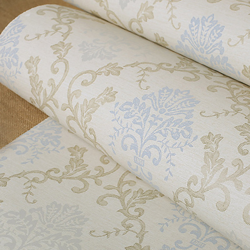 Latticework Jacquard Wallpaper Antique 3D Embossed Wall Covering in Soft Color for Accent Wall Clearhalo 'Vintage wall decor' 'Vintage' 'Wallpaper' Wall Decor' 1284460