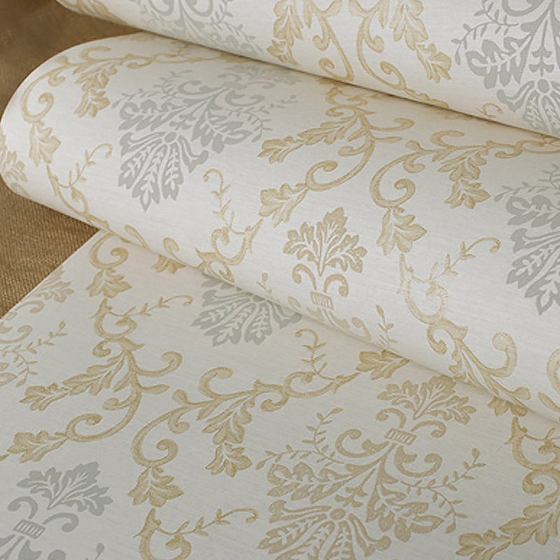 Latticework Jacquard Wallpaper Antique 3D Embossed Wall Covering in Soft Color for Accent Wall Clearhalo 'Vintage wall decor' 'Vintage' 'Wallpaper' Wall Decor' 1284465