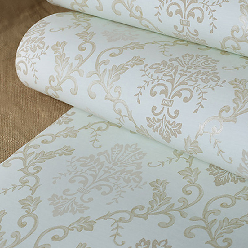 Latticework Jacquard Wallpaper Antique 3D Embossed Wall Covering in Soft Color for Accent Wall Clearhalo 'Vintage wall decor' 'Vintage' 'Wallpaper' Wall Decor' 1284468