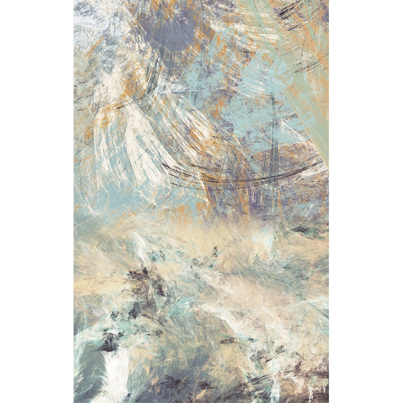 Smooth Whole Blue-Brown Mural Modern Art Abstract Wall Decoration, Optional Size Clearhalo 'Wall Decor' 'Wall Mural' 1285052