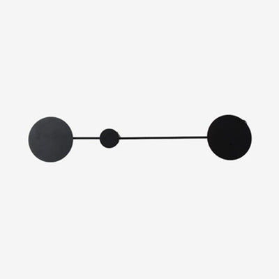 Simple LED Wall Sconce with Acrylic Shade Black/White Molecule Sconce Light Fixture in Warm/White Light Black Clearhalo 'Modern wall lights' 'Modern' 'Wall Lamps & Sconces' 'Wall Lights' Lighting' 130006