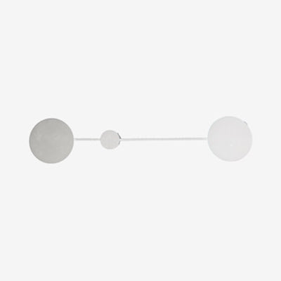 Simple LED Wall Sconce with Acrylic Shade Black/White Molecule Sconce Light Fixture in Warm/White Light White Clearhalo 'Modern wall lights' 'Modern' 'Wall Lamps & Sconces' 'Wall Lights' Lighting' 130009