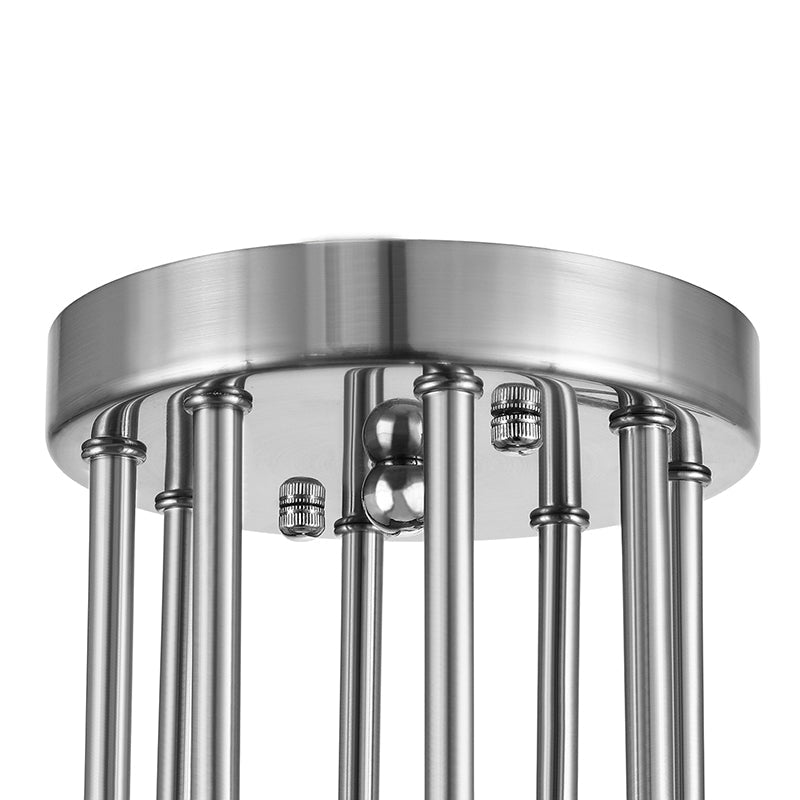 Vintage Exposed Ceiling Flush Mount 4/6-Light Metallic Semi Flush Light with Sputnik Design in Antique Brass/Black Clearhalo 'Ceiling Lights' 'Close To Ceiling Lights' 'Close to ceiling' 'Semi-flushmount' Lighting' 138254