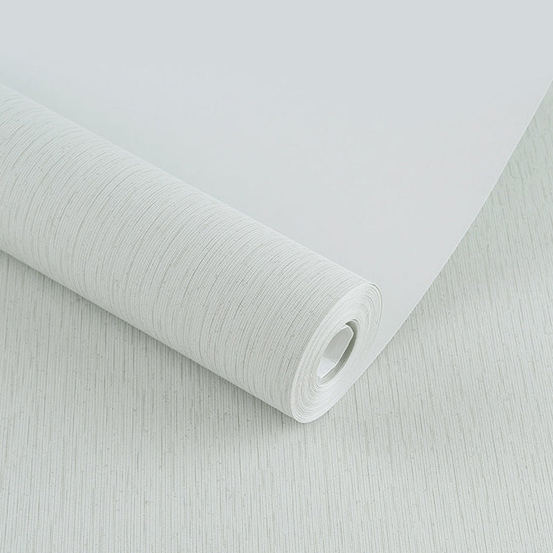 Simple Plain Wallpaper Roll for Bedroom 31' L x 20.5" W Wall Decor in Pastel Color Light Gray Clearhalo 'Modern wall decor' 'Modern' 'Wallpaper' Wall Decor' 1392806