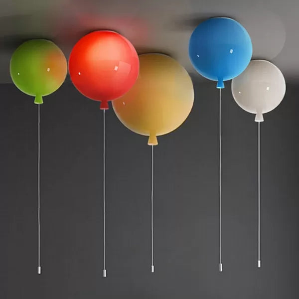 Balloon Shaped Flush Ceiling Light Modern Style Acrylic Ceiling Lamp for Foyer Clearhalo 'Ceiling Lights' 'Close To Ceiling Lights' 'Close to ceiling' 'Flush mount' Lighting' 13953