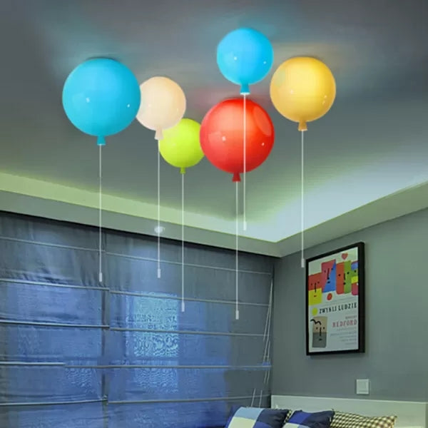 Balloon Shaped Flush Ceiling Light Modern Style Acrylic Ceiling Lamp for Foyer Clearhalo 'Ceiling Lights' 'Close To Ceiling Lights' 'Close to ceiling' 'Flush mount' Lighting' 13958