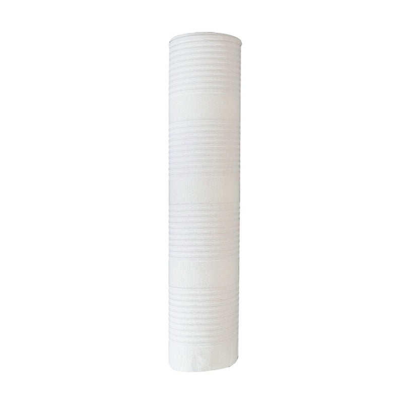 Non-Woven White Wallpaper Simple Stripes Wall Covering for Living Room, 33' x 20.5" Clearhalo 'Modern wall decor' 'Modern' 'Wallpaper' Wall Decor' 1410214