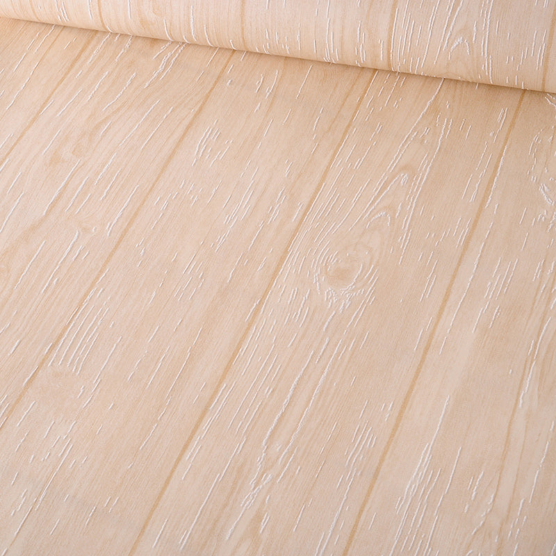 Pastel Color Wood Wallpaper Stain Resistant Wall Covering for Living Room, Non-Pasted Clearhalo 'Country wall decor' 'Rustic' 'Wallpaper' Wall Decor' 1410258