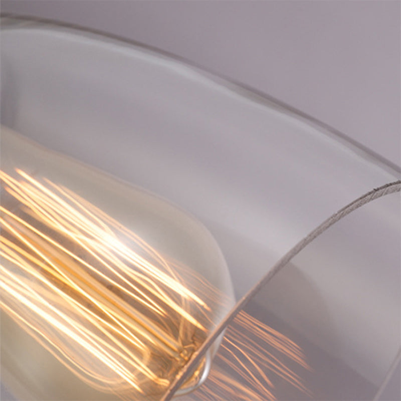 Rose Gold Cone Multi Pendant Light Fixture Modern Clear Glass 3-Light Dining Room Hanging Lamp Clearhalo 'Ceiling Lights' 'Chandeliers' 'Glass shade' 'Glass' 'Industrial Pendants' 'Industrial' 'Middle Century Pendants' 'Pendant Lights' 'Pendants' 'Tiffany' Lighting' 141311