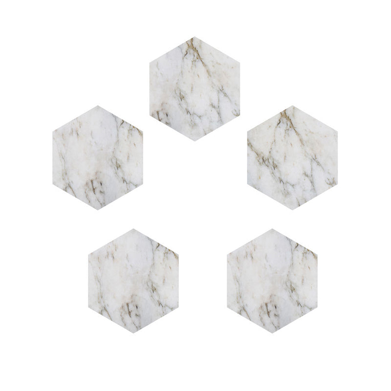Contemporary Marble Look Wallpaper Panel for Living Room 5-sq ft Wall Art in Grey-White, Removable Clearhalo 'Modern wall decor' 'Modern' 'Wallpaper' Wall Decor' 1440256