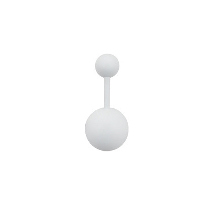 1/2 Lights Bedroom Wall Sconce with Molecular Acrylic Shade White Reading Wall Lamp in Warm/White Light Clearhalo 'Modern wall lights' 'Modern' 'Wall Lamps & Sconces' 'Wall Lights' Lighting' 144321