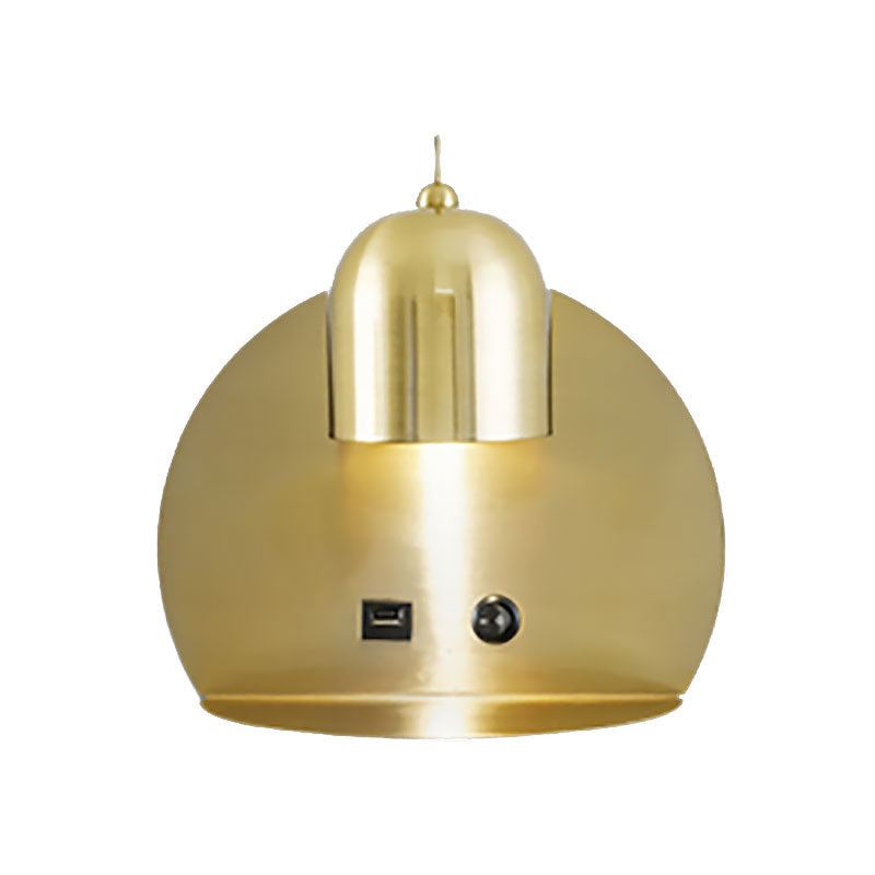 Supporter Design Metal Wall Lighting 1 Light Modern Simple Wall Lamp for Study Clearhalo 'Cast Iron' 'Glass' 'Industrial' 'Modern wall lights' 'Modern' 'Tiffany' 'Traditional wall lights' 'Wall Lamps & Sconces' 'Wall Lights' Lighting' 144538