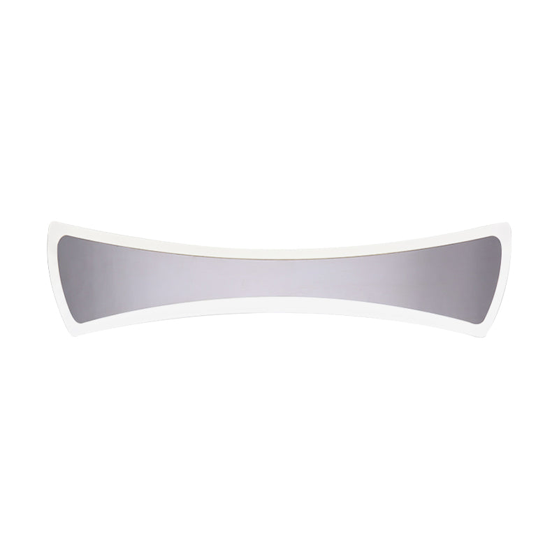 16.5"/20.5" Wide Waterproof Bowtie Vanity Lighting Fixture Minimalist Acrylic LED Bathroom Vanity Wall Sconce in Warm/White Clearhalo 'Modern wall lights' 'Modern' 'Vanity Lights' 'Wall Lights' Lighting' 146367
