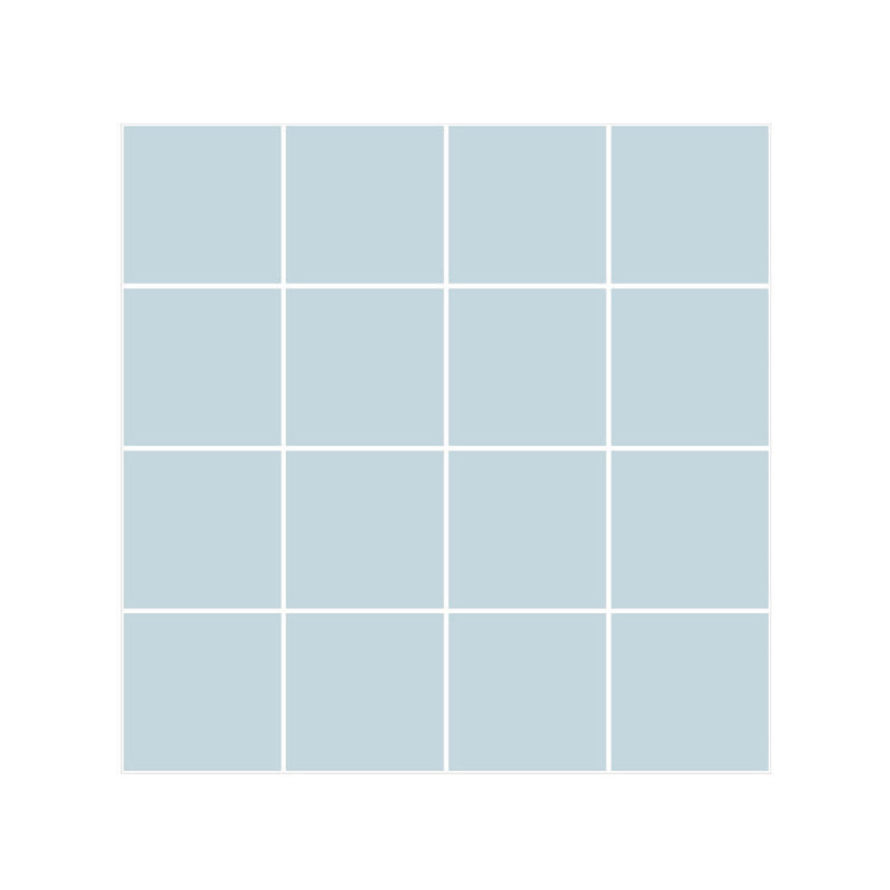 Minimalist Grid Wallpaper Panels for Kitchen 2.2-sq ft Wall Covering in Pastel Color, Easy Peel off Clearhalo 'Wall Decor' 'Wallpaper' 1468365
