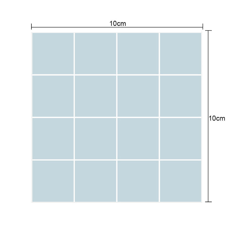 Minimalist Grid Wallpaper Panels for Kitchen 2.2-sq ft Wall Covering in Pastel Color, Easy Peel off Clearhalo 'Wall Decor' 'Wallpaper' 1468366