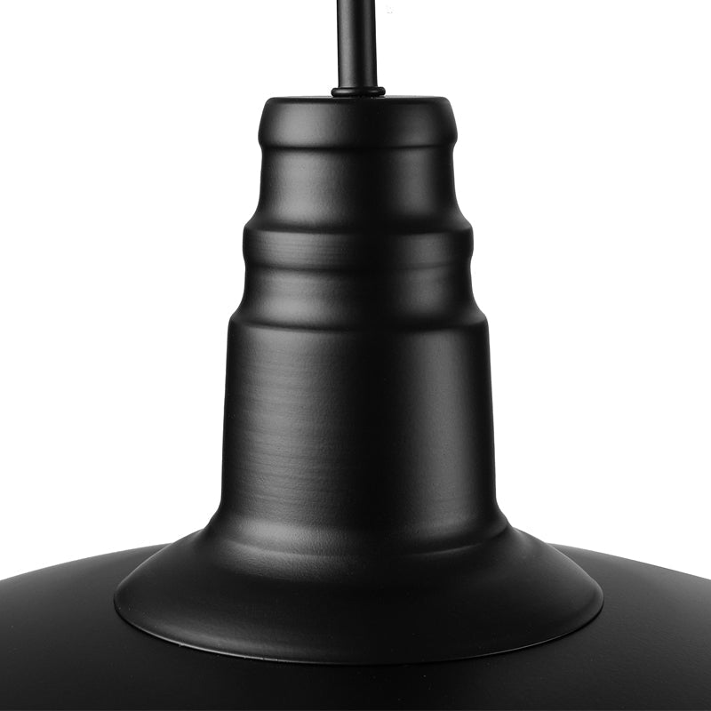 1 Bulb Metal Wall Lamp Industrial Style Black/White Barn Shade Porch Wall Mount Light, 10"/14" Diameter Clearhalo 'Art deco wall lights' 'Cast Iron' 'Glass' 'Industrial wall lights' 'Industrial' 'Middle century wall lights' 'Modern' 'Rustic wall lights' 'Tiffany' 'Traditional wall lights' 'Wall Lamps & Sconces' 'Wall Lights' Lighting' 148817