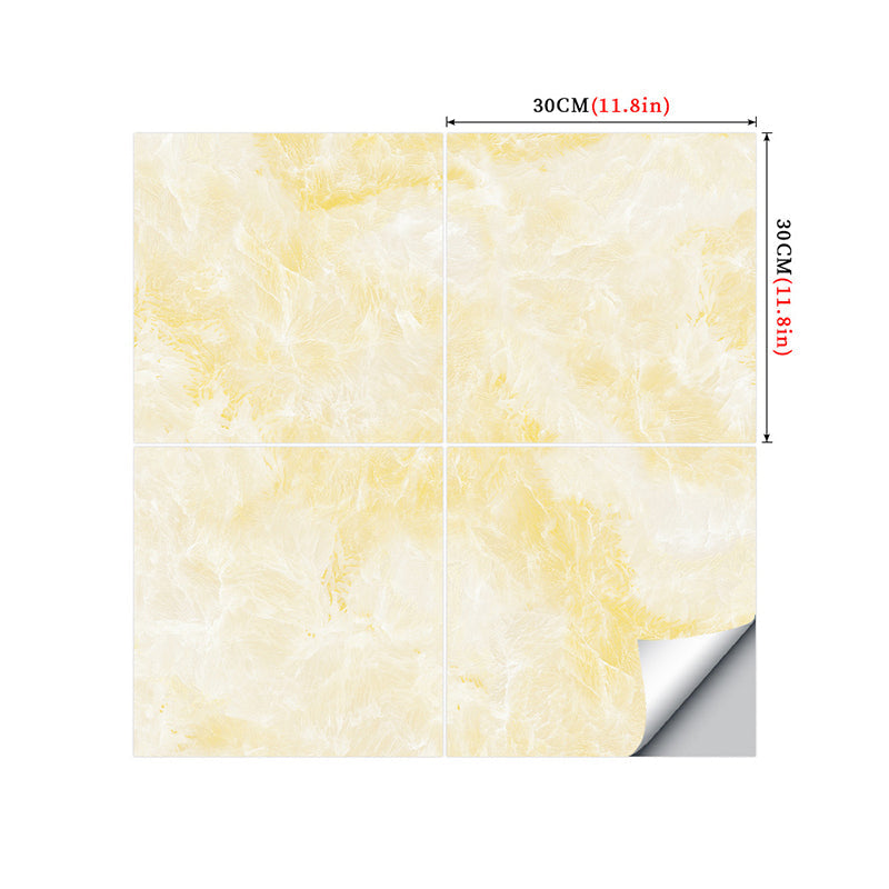 PVC Peel Wallpaper Panel Contemporary Marble Look Wall Covering for Kitchen (4 Pcs) Clearhalo 'Industrial wall decor' 'Industrial' 'Wallpaper' Wall Decor' 1501286