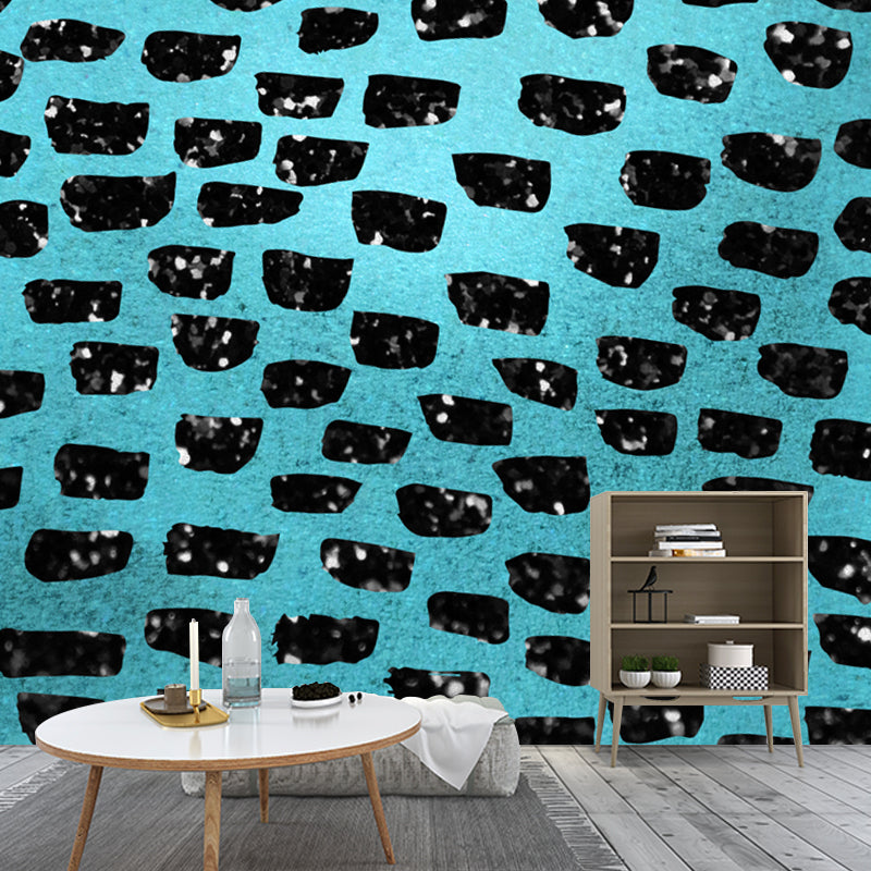 Realistic Web Print Foil Mural Wallpaper for Room Geometric Wall Covering, Custom Made Clearhalo 'Wall Decor' 'Wall Mural' 1506144