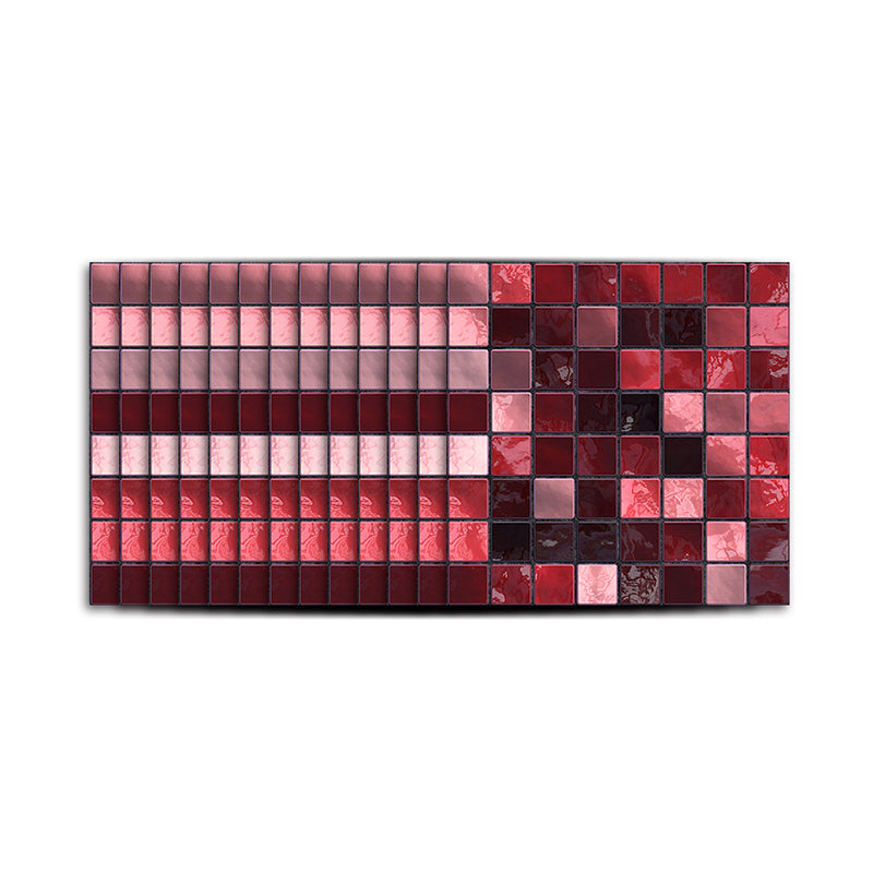 Self Sticking Mosaics Wallpaper Panels 50 Pieces PVC Modern Wall Art for Kitchen Clearhalo 'Wall Decor' 'Wallpaper' 1512430