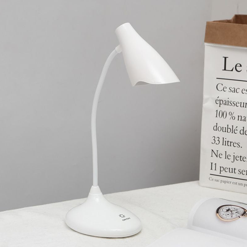 Nordic Bell Shape Standing Desk Light Touch-Sensitive Blue/Green/Pink/White LED Desk Lamp with USB Charging Port Clearhalo 'Desk Lamps' 'Lamps' Lighting' 1522947