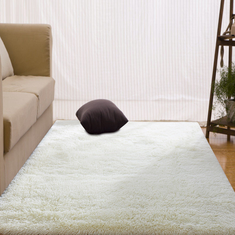 Unique Solid Color Rug Casual Rug Faux Fur Washable Rug for Living Room Clearhalo 'Area Rug' 'Casual' 'Rugs' Rug' 1579344