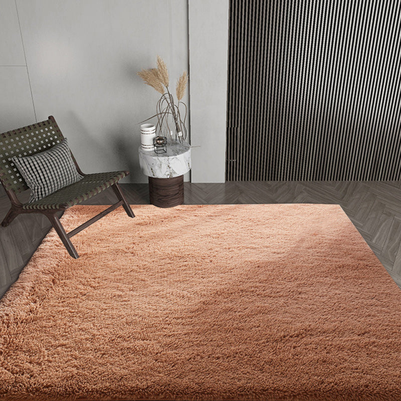 Unique Solid Color Rug Casual Rug Faux Fur Washable Rug for Living Room Clearhalo 'Area Rug' 'Casual' 'Rugs' Rug' 1579358