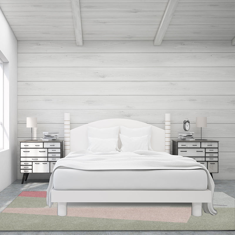 Modern Living Room Rug Multicolor Colorblock Print Rug Polyester Washable Anti-Slip Backing Area Rug Grey Clearhalo 'Area Rug' 'Modern' 'Rugs' Rug' 1579418