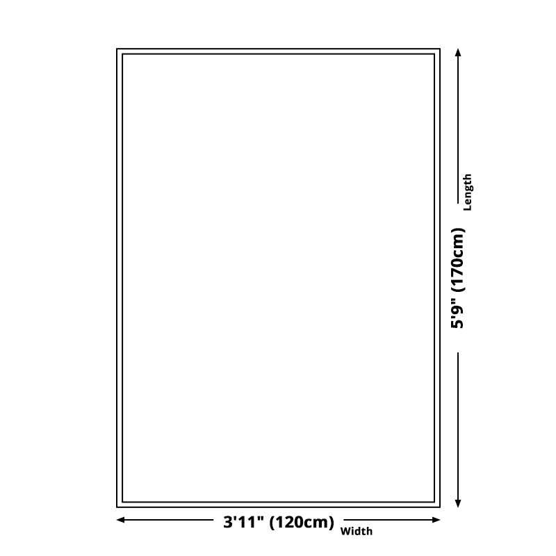 Scandinavia Geometric Rug White Checkered in Black Floor Covering Polyester Pet Friendly Washable Indoor Floor Carpet Clearhalo 'Area Rug' 'Rugs' 'Southwestern' Rug' 1585766