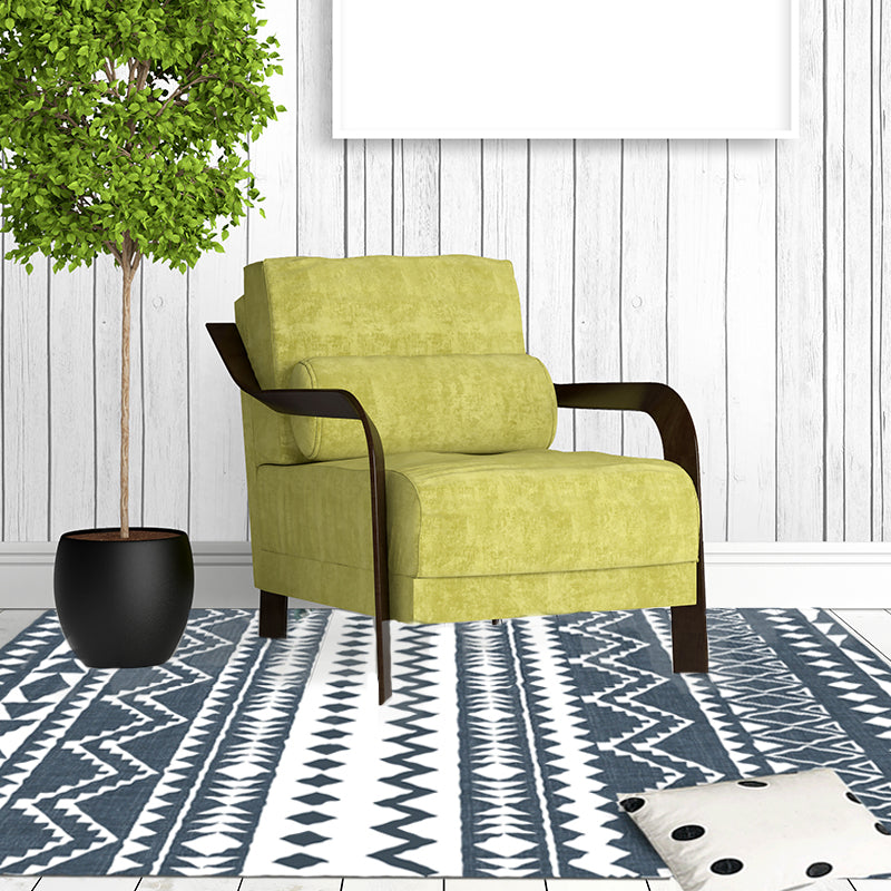 Navy Blue Rug Bohemian Tribal Geometric Rug Polyester Non-slip Power Loom Area Rug for Living Room Clearhalo 'Area Rug' 'Rugs' 'Southwestern' Rug' 1585857