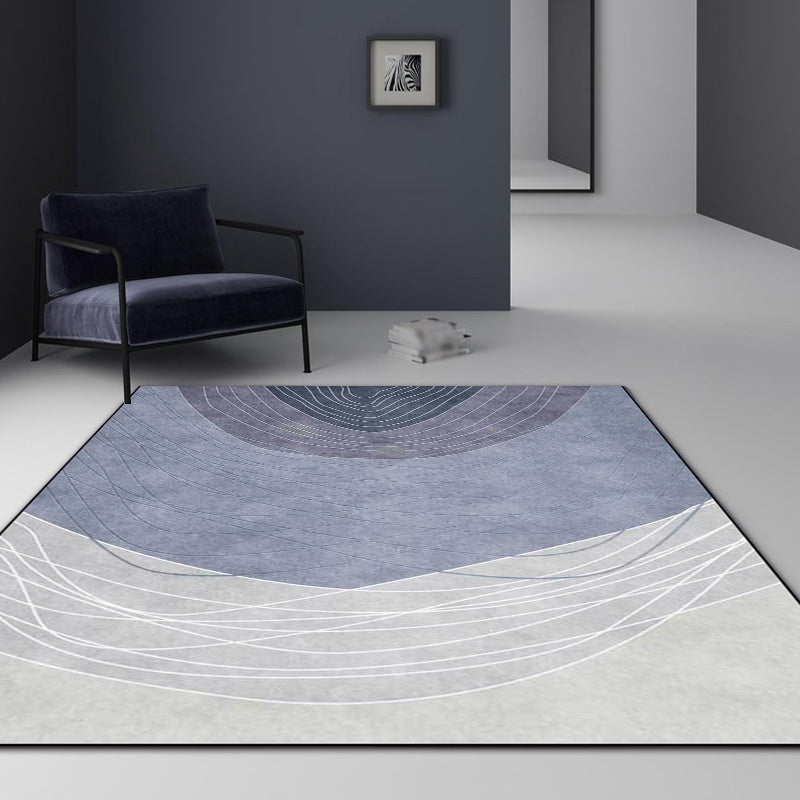 Novelty Living Room Rug Multi-colored Colorblock Wood Grain Print Rug Polyester Washable Pet Friendly Area Rug Clearhalo 'Area Rug' 'Rug' 1596755