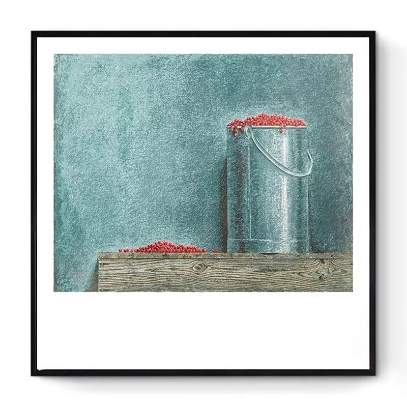 Still Life Fruit Canvas Painting Textured Retro Style House Interior Wall Art Clearhalo 'Art Gallery' 'Canvas Art' 'Traditional' Arts' 1598846