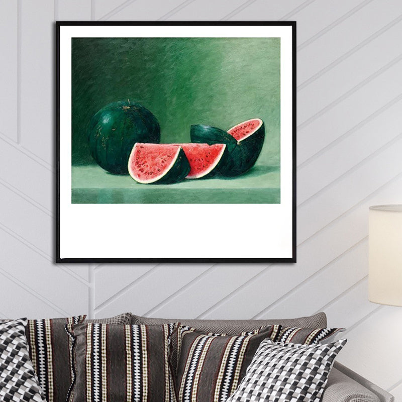 Still Life Fruit Canvas Painting Textured Retro Style House Interior Wall Art Clearhalo 'Art Gallery' 'Canvas Art' 'Traditional' Arts' 1598851