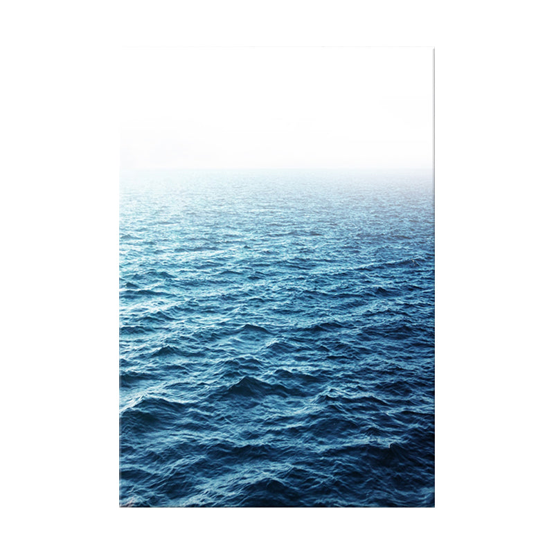 Black and White Modern Art Print Aerial View of Misty Mountain Wall Decor for Home Clearhalo 'Art Gallery' 'Canvas Art' 'Contemporary Art Gallery' 'Modern' Arts' 1600103