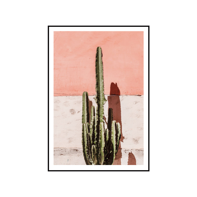 Plants Print Canvas Wall Art Farmhouse Textured Living Room Wall Decor in Pastel Color Clearhalo 'Art Gallery' 'Canvas Art' 'Country Art Gallery' 'French Country' 'Rustic' Arts' 1616695