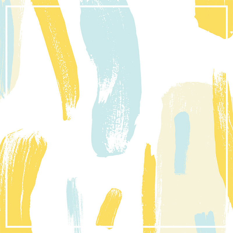 Abstract Pattern Mural Wallpaper Modern Non-Woven Textured Wall Covering in Yellow Clearhalo 'Wall Decor' 'Wall Mural' 1617312