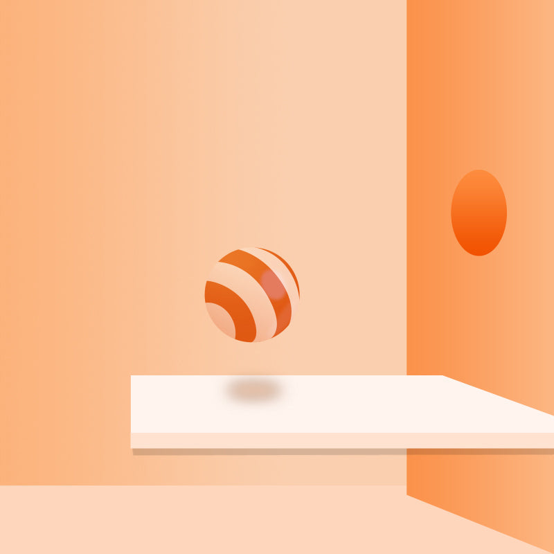 3D Computer Graphics Ball Mural Wallpaper Novelty Non-Woven Material Wall Covering Clearhalo 'Wall Decor' 'Wall Mural' 1618315