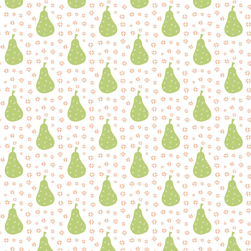 Extra Large Pears Mural Wallpaper Decorative Contemporary Living Room Wall Covering Clearhalo 'Wall Decor' 'Wall Mural' 1619144